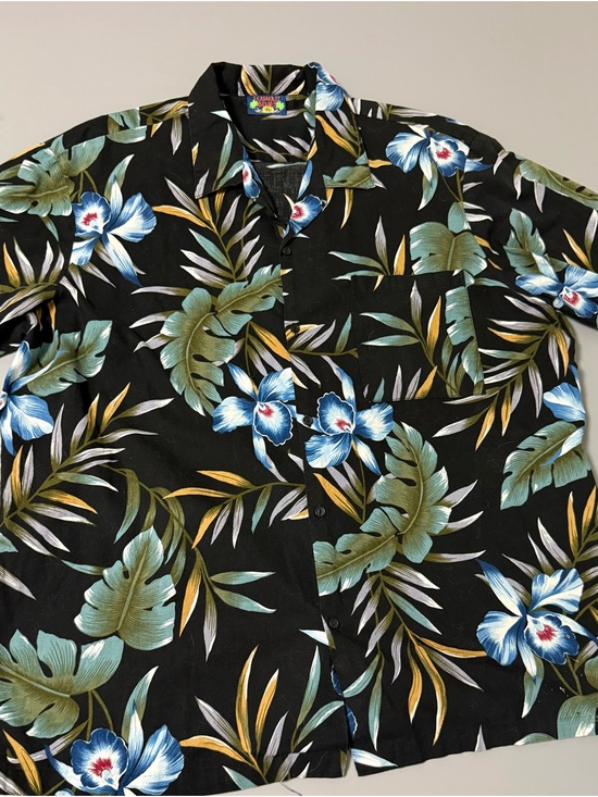 Hawiian Blue Other - Vintage Hawaii Blues Floral Button Down Shirt XL. H27